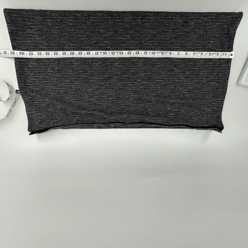 Lululemon‎ Athletica VInyasa Infinity Scarf Cowl Neck Heathered Black Grey